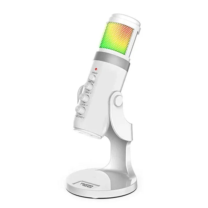 Twisted Minds USB Microphone RGB - White - Tashqila Twisted Minds USB Microphone RGB - White - Tashqila